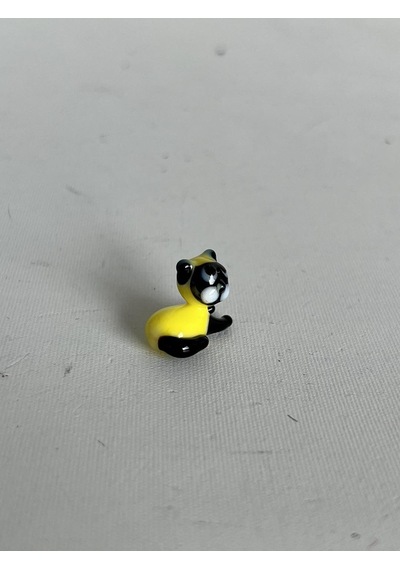 El Yapımı Mini Murano Cam Kedi Biblo A137-01
