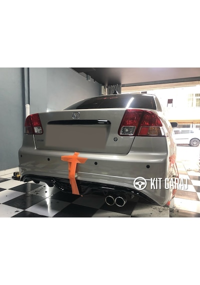Kit Garaj Civic Ies Makyajlı Kasa Custom Arka Ek Plastik Boyasız