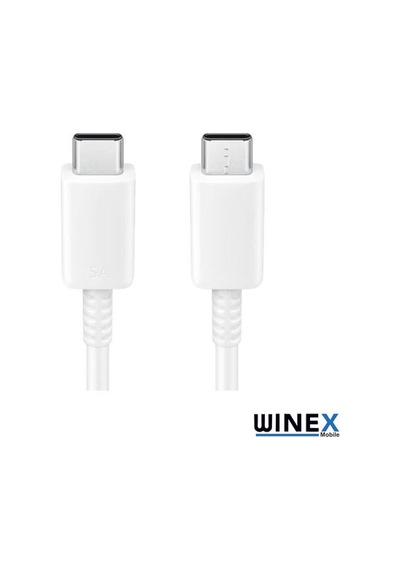 Winex Dg-977 Type-C To Type-C Data Ve Şarj Kablosu Beyaz
