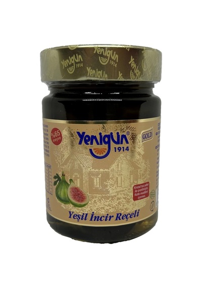 Yenigün Gold Reçel 400 G Yeşil İncir - %65 Meyve İçerikli Ev Tipi Reçel 3'li Ekonomik Paket - 3 Tarı
