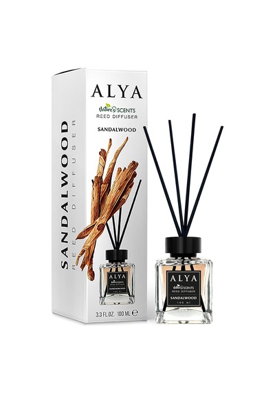 Nature's Scents Sandalwood Bambu Çubuklu Oda Kokusu - Sandal Ağacı Kokusu Beyaz - Çok Renkli