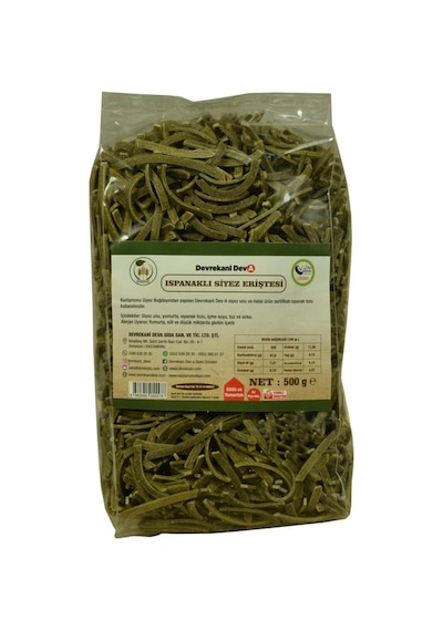 Devrekani Deva Ispanaklı Siyez Erişte 500 G