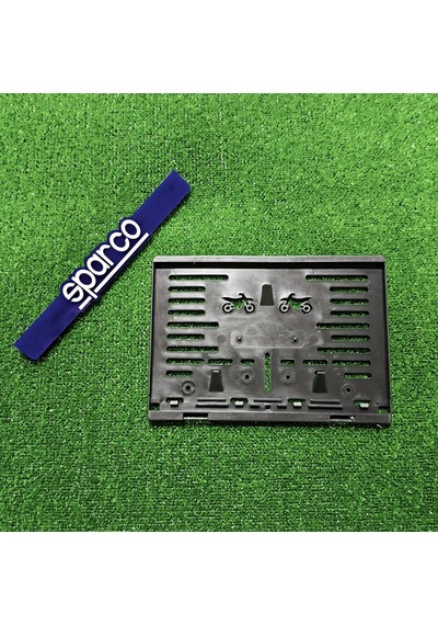 Motorsiklet Plakalık Sparco Lazer Kesim 3d Kabartmalı Model Motor Plakalığı