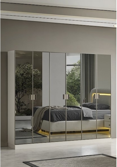 Perla Mdf 6 Kapaklı Dolap