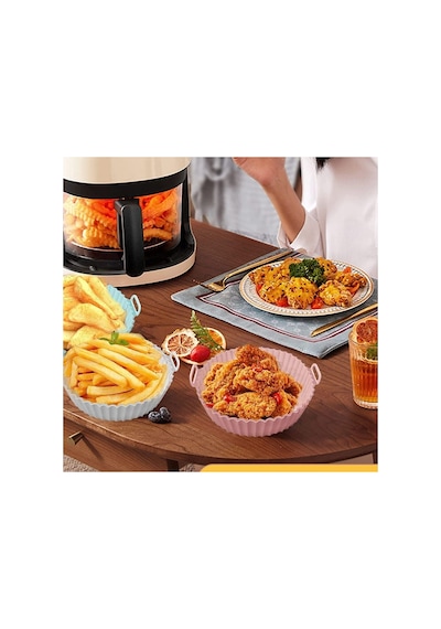 Renkli Isıya Dayanıklı Yıkanılabilir Silikon Fırın Ve Airfryer Yuvarlak Pişirme Matı 20 Cm Çr Renkli Isıya Dayanıklı Yıkanılabilir Silikon Fırın Ve Airfryer Yuvarlak Pişirme Matı 20 Cm Çr