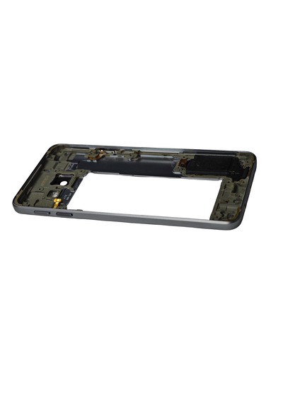 Samsung A310 Kasa Samsung Galaxy Uyumlu A3 2016 Siyah Renk Orta Kasa Çıtalı On Off Ses Tuş Bordu Buzzer Hoparlör Kamera Lens