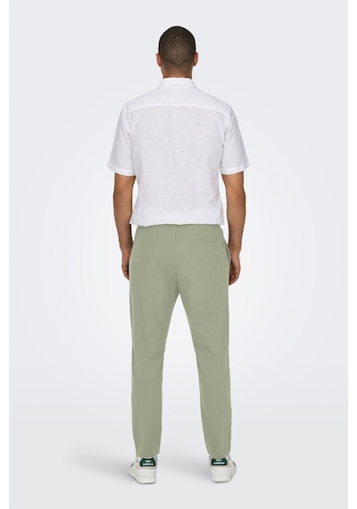 Only & Sons Only&sons Onslınus Crop 0007 Cot Lı Yeşil Erkek Pantolon Yeşil