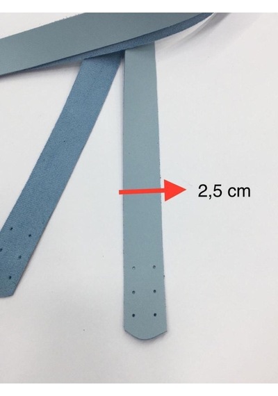 Karantuhafiye Dikmeli Spor Sap / Çanta Sapı / Deri Dikmeli Sap 70 Cm Mavi MAvi