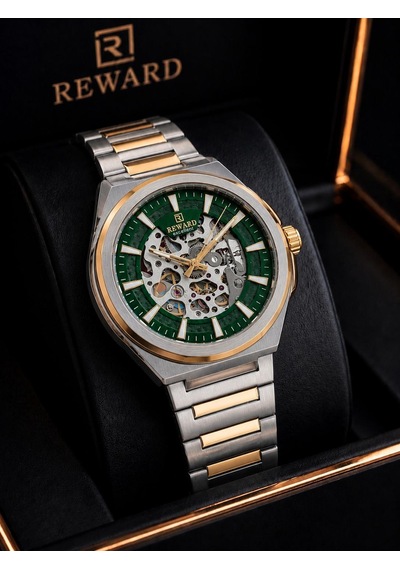Reward Otomatik Luxury Seri Erkek Saati Çelik Kordon 5 Atm Su Geçirmez 2 Yıl Garanti Rw.eo.004 Gümüş - Sarı
