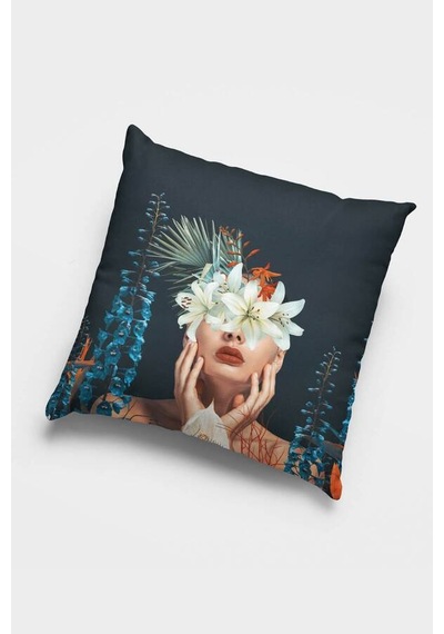 Lacivert Modern Çift Taraflı 4'lü Set Kırlent Kılıfı 4kr037n11