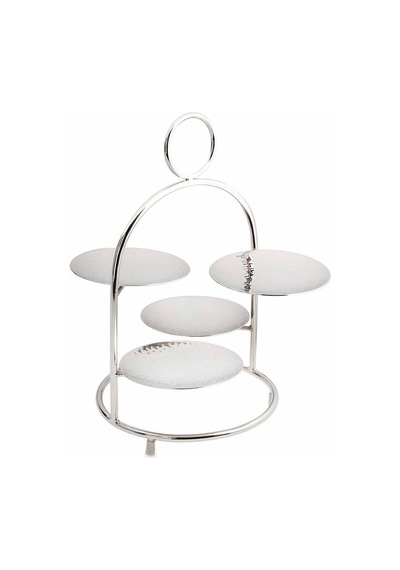 Alula Standlı Kek Servislik 30x27,5x32,5 Cm Açık Bej