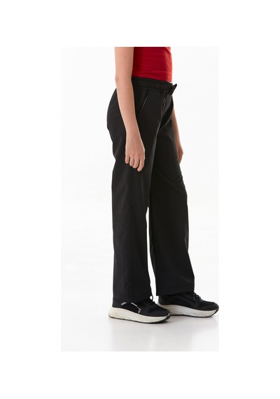 Fullamoda Beli Bağlamalı Paraşüt Kumaş Kız Çocuk Pantolon 25mcck254217394-siyah Siyah