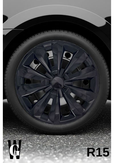 Honda Civic 15 İnç Jant Kapağı 4 Adet Siyah S109
