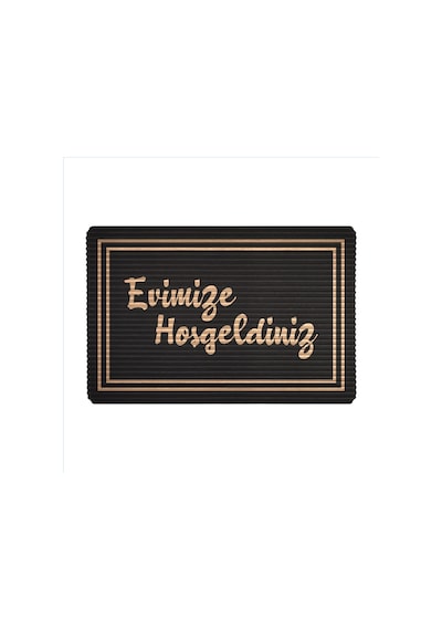 Evaşk Kapı Önü Paspası Vinil Kaymaz Tabanlı 40 X 60 Uvrub074