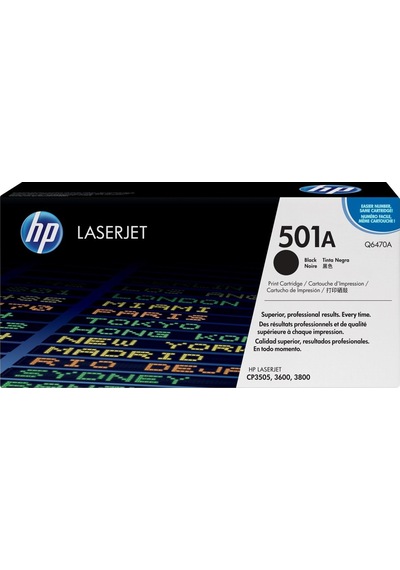 Hp 501A-Q6470A Siyah Toner.Cp3505N