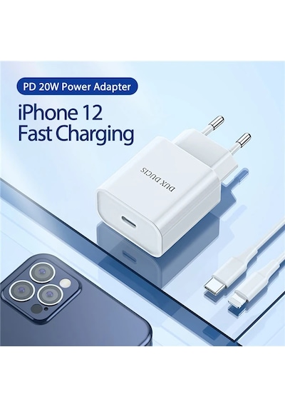 Dux Ducıs C50 Pd 20w Hızlı Şarj Aleti 20w Usb-c Güç Adaptörü- 5775