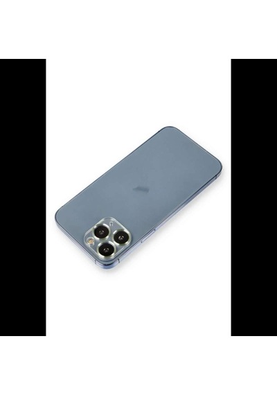 İphone 11 Pro Max Metal Kamera Lens Koruma Cam - Açık Yeşil Diğer