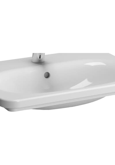 Trendy 5686b003-1072 Tezgah Lavabo 80 Cm Beyaz Çok Renkli