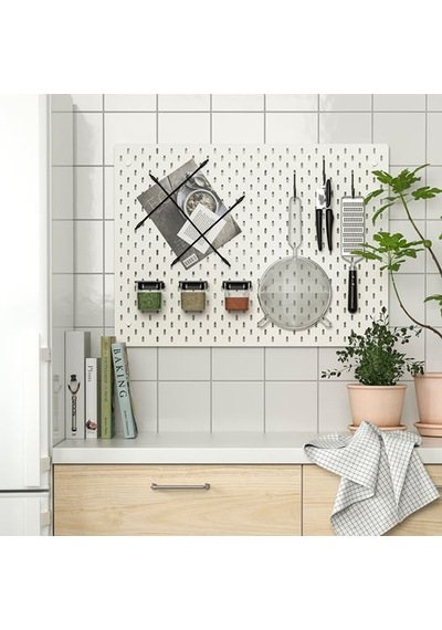 Ikea Skådıs Çok Amaçlı Pano Parçası, Siyah, 27 Cm, 3 Adet