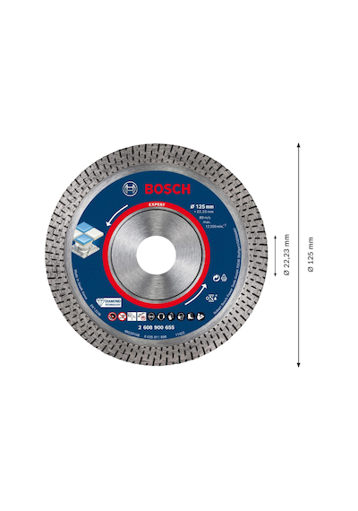 Bosch Expert Hardceramic Elmas Kesme Diski 125 X 22,23 X 1,4 X 10 Mm  - 2608900655