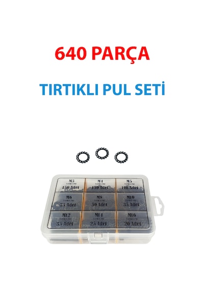 640 Parça Tırtıklı Pul Seti (Dın 6798)