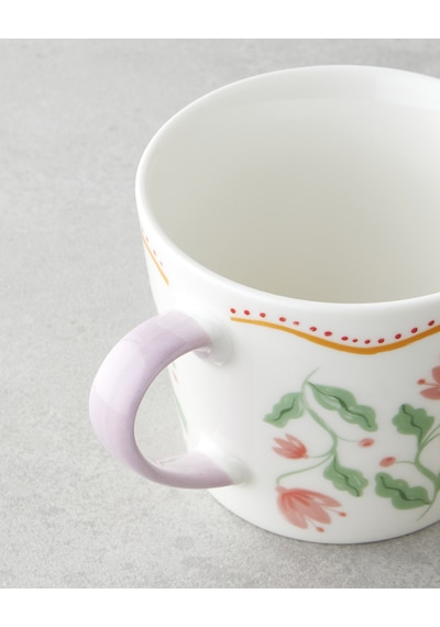 English Home Floral Bliss New Bone China Kupa 450 Ml Renkli Çok Renkli