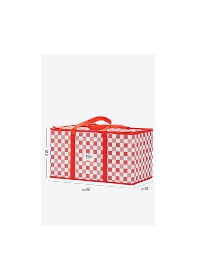 Isı Korumalı Piknik Çantası, 50x25x25 Cm Boyut, 30 Litrelik Kapasite Açık Bej