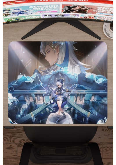 Neuvillette Genshin Impact Anime Gacha V2 - 48x40 Xl Gaming Mouse Pad Fare Altlığı
