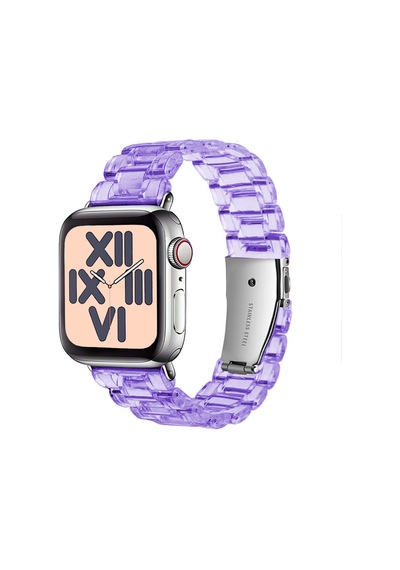 E2M Apple Uyumlu  Watch 42-44mm KRD-22 Candy Leylak Kordon