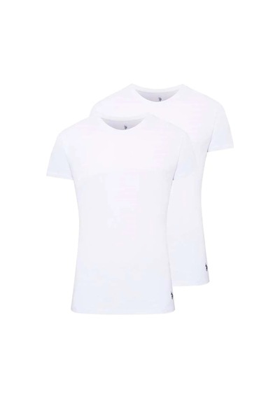 U.s. Polo Assn. Erkek 2'li Yuvarlak Yaka Atlet 001