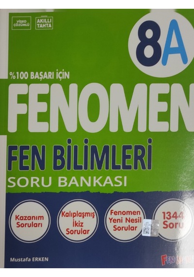 Edu Kırtasiyem 8. Sınıf Fen Bilimleri A Soru Bankası