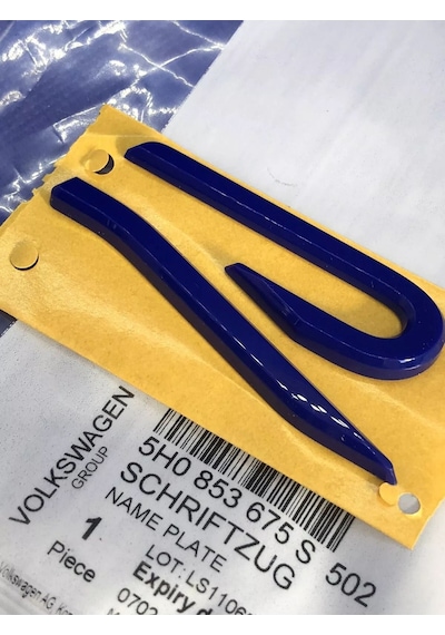 R Yeni Nesil Dark Blue Bagaj Arması 3m 3d Abs Volkswagen Jetta