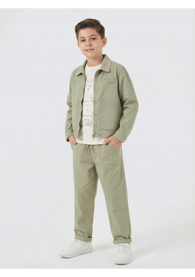 Xo Kids Erkek Çocuk 2li Alt Üst Takım Hırka + Pantolon 4-13 Yaş 2693 Fıstık Yeşili Xo Kids Erkek Çocuk 2li Alt Üst Takım Hırka + Pantolon 4-13 Yaş 2693 Fıstık Yeşili