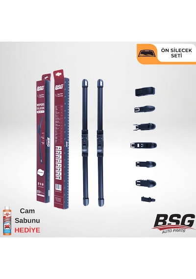 Bsg Bmw X5 E70 2006-2013 Universal 2'li Muz Tipi Ön Silecek Seti
