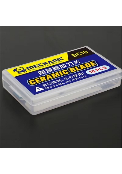 Mechanic Bc10s Seramik Uçlu Ekran Oca Tutkal Temizleme Spatulası+10 Adet Uç