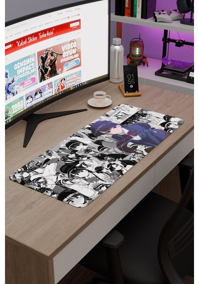 Komi Can't Communicate Dikişli Kauçuk Oyuncu Mousepad V2 - 70x30 Xl Gaming Mouse Pad