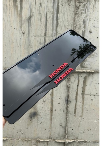Honda Yazılı Özel Full Pleksi Plakalık