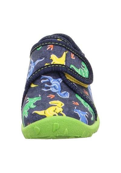Superfit Spotty Çocuk Panduf Dinozor Desenli - Lacivert 009246-8210