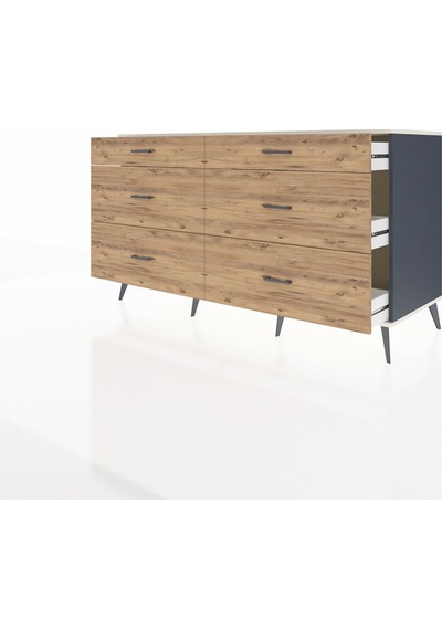 Kronos Konsol 6 Çekmeceli 176x59x99 Antrasit-aytaşı/çam Antrasit-aytaşı/çam Kronos Konsol 6 Çekmeceli 176x59x99 Antrasit-aytaşı/çam Antrasit-aytaşı/çam