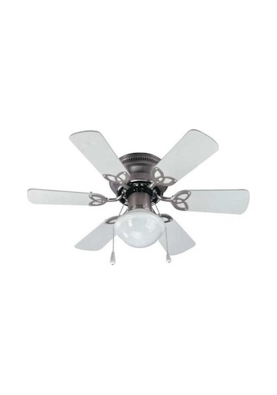 Kendal Beyaz Bikel Tavan Vanti 60w 30"beyaz Nikel Tavan Vantilatör - Nikel
