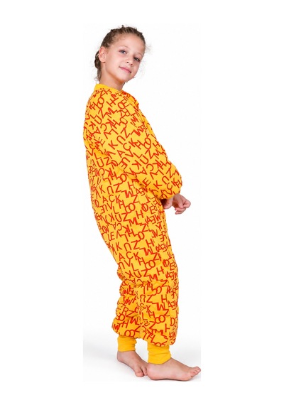 Babyhola 2.5 Tog Yorgan Gerektirmeyen Kalın Elyaf Dolgulu Çocuk Uyku Tulumu Pamuk Astarlı Unisex 6020 Turuncu