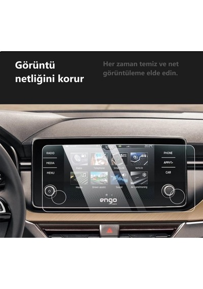 Skoda Scala 8 İnç Ekran Koruyucu Multimedya Bolero Nano