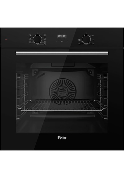 Ferre Flowart QBL63CS - SS205 - D077 Dijital Turbo Ankastre Set Siyah Ferre Flowart QBL63CS - SS205 - D077 Dijital Turbo Ankastre Set Siyah