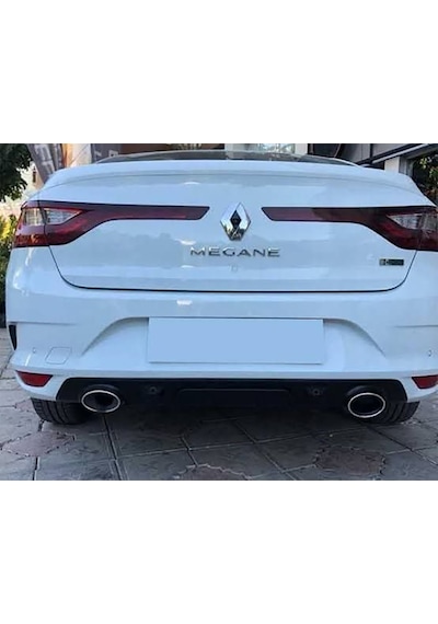Renault Megane 4 Difüzör Siyah İthal Plastik 2016 2017 2018 2019 2020 Megan Difizör Ek