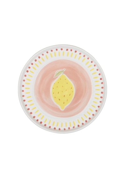 The Mia Itl0001 Italian Summer Pasta Tabağı 6lı Set 19 Cm Ekru