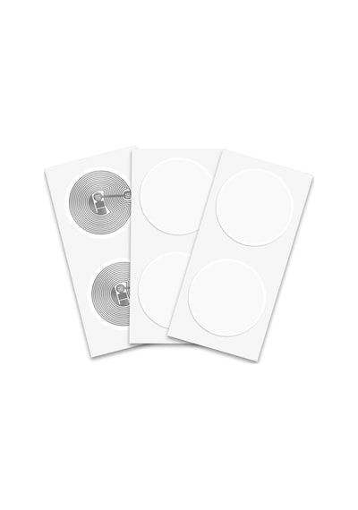 Ayrex Timeskey Nfc 10 Zaman Anahtarı Etiketler Ntag 216 Çıkartma 888 Bytes Bellek, 1 İnç Çap Yuvarlak Sticker 216
