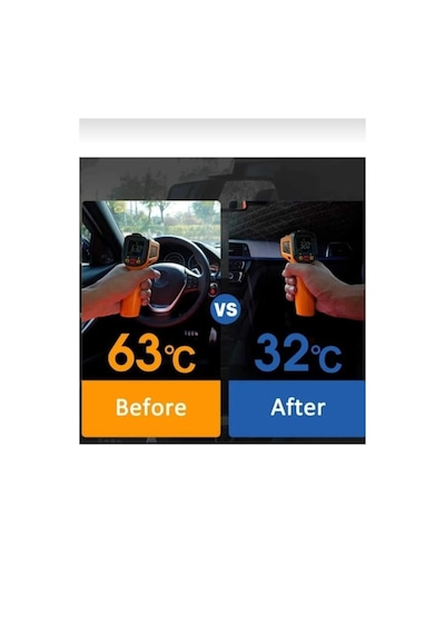 Yclshop Araba Güneş Gölge Koruyucu Şemsiye Oto Ön Cam Güneşlik