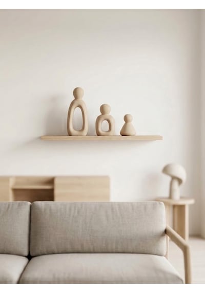 Kaveld Aura Family Minimalist Dekoratif Heykel 3'lü Set El Yapımı Modern Biblo Mermer Tozu & Çimento Kompozit Premium Salon Ve Ofis Dekoru Bej Kaveld Aura Family Minimalist Dekoratif Heykel 3'lü Set El Yapımı Modern Biblo Mermer Tozu & Çimento Kompozit Premium Salon Ve Ofis Dekoru Bej