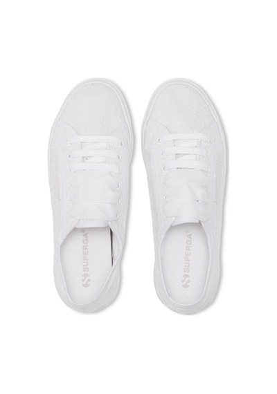 Superga 2740 Flower Sangallo Kadın Beyaz Sneaker Beyaz-261