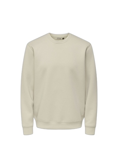 ONLY & SONS Onsluca Lıfe Reg Ls Crew Sweat Erkek Gray Sweatshirt - 22035201 Gri